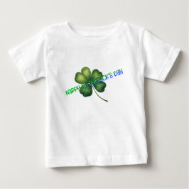 T-shirt Pour Bébé Shamrock chanceux de la Saint Patrick pour enfants