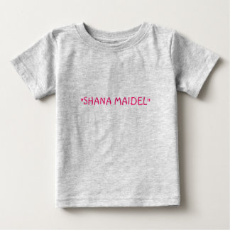 T-shirt Pour Bébé "SHANA MAIDEL" (petite fille mignonne)