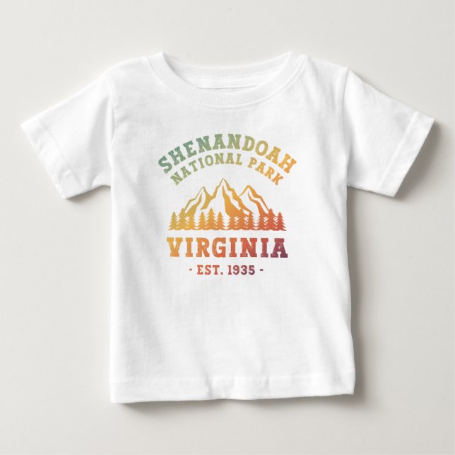 T-shirt Pour Bébé Shenandoah National Park Virginia USA (Devant)