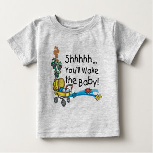 T-shirt Pour Bébé Shhh Wake the Baby
