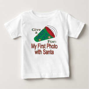 T-shirt Pour Bébé Shout for My 1Photo With Père Noël