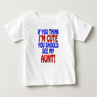 T-shirt Pour Bébé Si vous pensez que je suis mignon, vous devrais