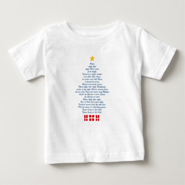 T-shirt Pour Bébé Silent Night (Devant)