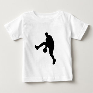 T-shirt Pour Bébé Silhouette du joueur de basket