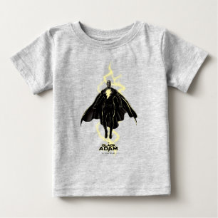 T-shirt Pour Bébé Silhouette noire Adam Lightning