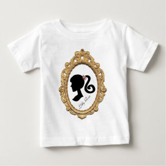 T-shirt Pour Bébé Silhouette Paris rose
