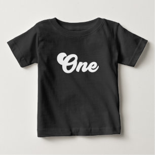 T-shirt Pour Bébé Simple Un Tee - Minimal, Audacieux, Intemporel