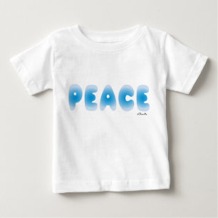 T-shirt Pour Bébé Simplement paix