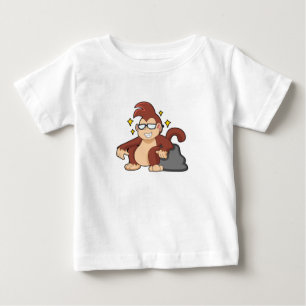 T-shirt Pour Bébé Singe avec lunettes de soleil
