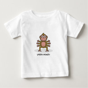 T-shirt Pour Bébé Singe d'araignée