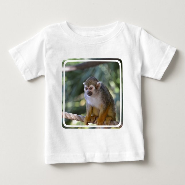 T-shirt Pour Bébé Singe-écureuil extraordinaire (Devant)