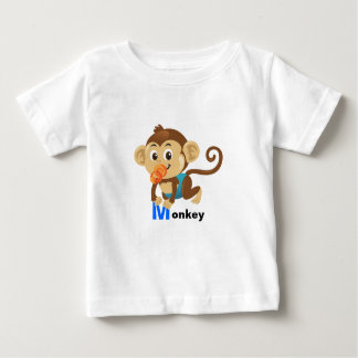 T-shirt Pour Bébé Singe mignon