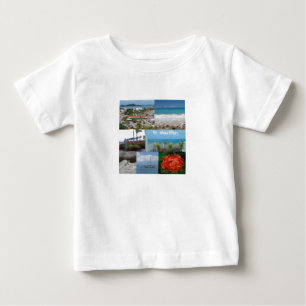 T-shirt Pour Bébé Sint Maarten-Saint Maarten Photo Collage Bébé