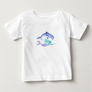T-shirt Pour Bébé Sirène
