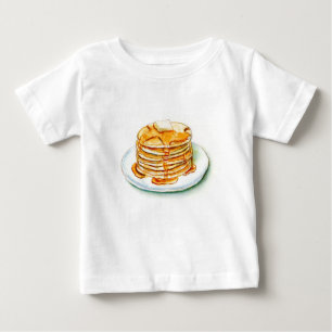 T-shirt Pour Bébé Sirop d'érable et crêpes