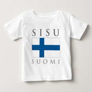 T-shirt Pour Bébé Sisu Suomi