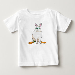 T-shirt Pour Bébé Ski Bunny Skier