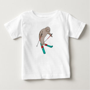 T-shirt Pour Bébé Ski de Seal