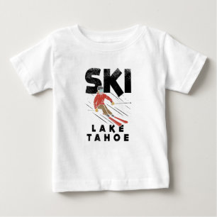 T-shirt Pour Bébé Skiing