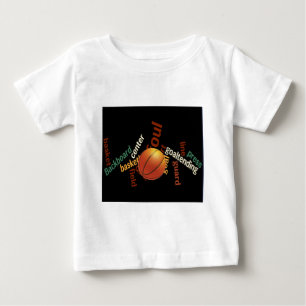 T-shirt Pour Bébé Slam Dunk de Vocabulaire : Basketball Jeu des Cham
