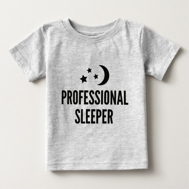T-shirt Pour Bébé Sleeper professionnel (Devant)