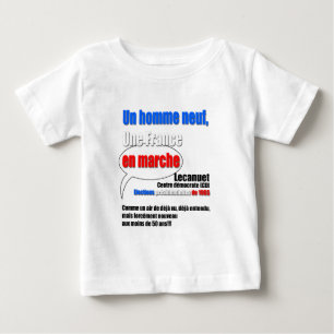 T-shirt Pour Bébé Slogan En Marche