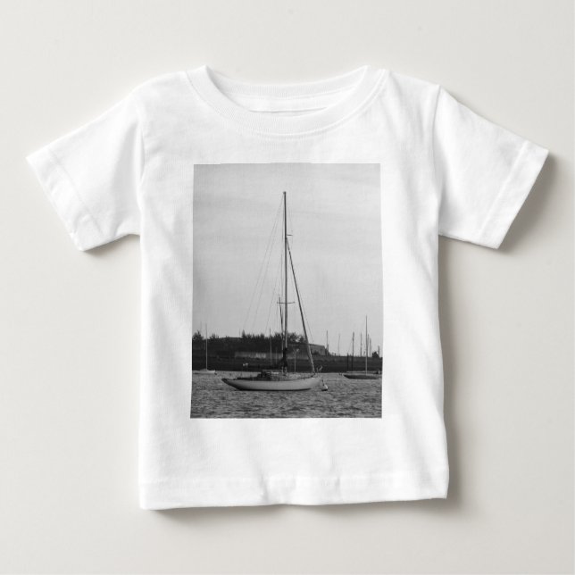 T-shirt Pour Bébé Sloop Classique (Devant)