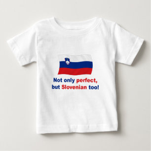 T-shirt Pour Bébé Slovène parfait