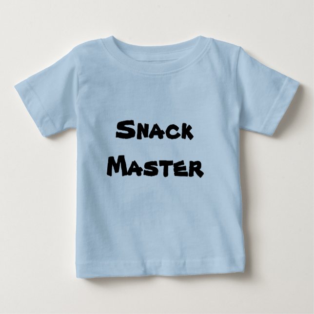 T-shirt Pour Bébé SnackMaster (Devant)