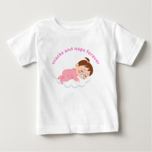 T-shirt Pour Bébé snacks et sieste