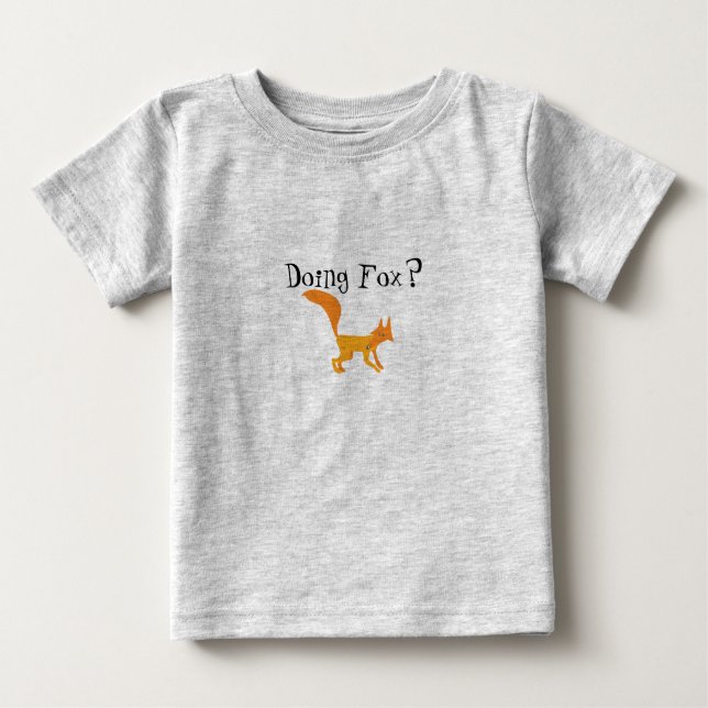 T-shirt Pour Bébé Sneaky Fox Toddler (Devant)