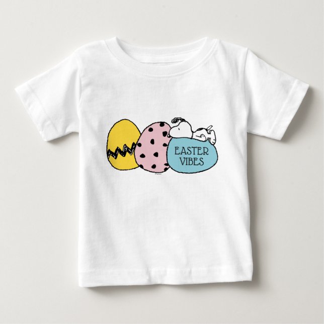 T-shirt Pour Bébé Snoopy - Bonne Pâques (Devant)