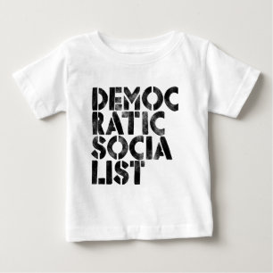 T-shirt Pour Bébé Socialiste Democratic