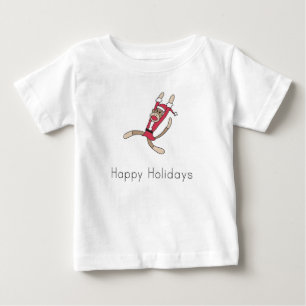 T-shirt Pour Bébé sock singe Noël pyjama