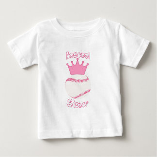 T-shirt Pour Bébé Soeur de baseball