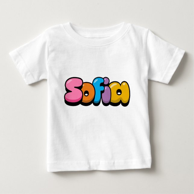 T-shirt Pour Bébé Sofia (Devant)