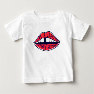 T-shirt Pour Bébé Sois Une Dame Dit-On