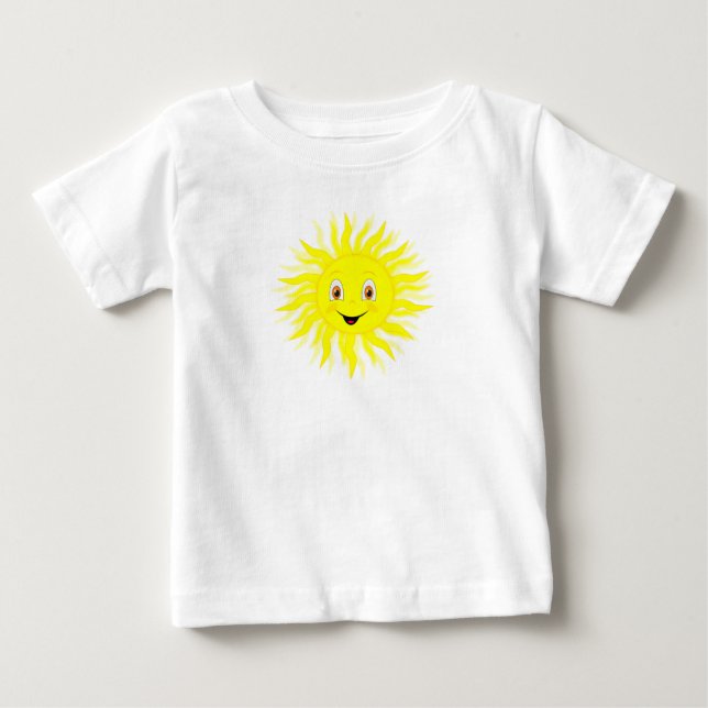 T-shirt Pour Bébé Soleil (Devant)