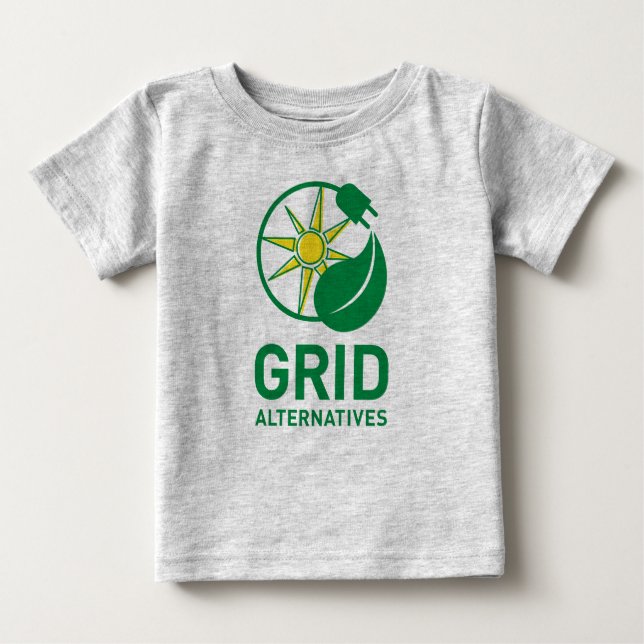 T-shirt Pour Bébé Solutions de rechange au système GRID (Devant)