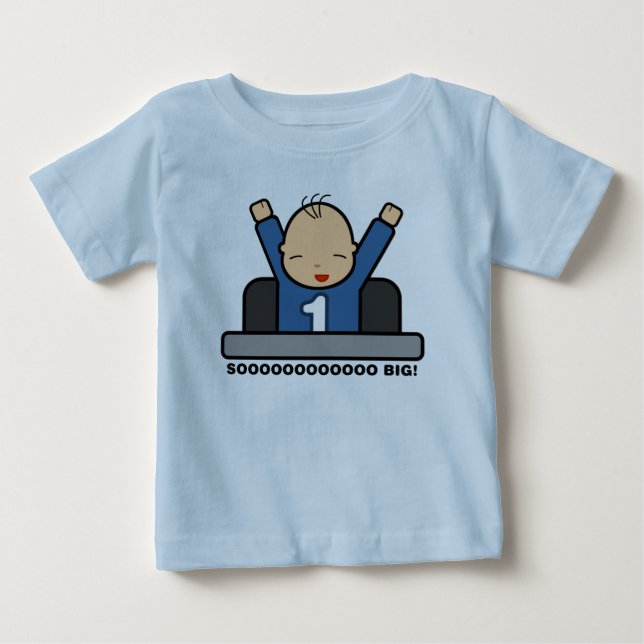 T-shirt Pour Bébé Soooo Big ! (Boy Version 1) (Devant)