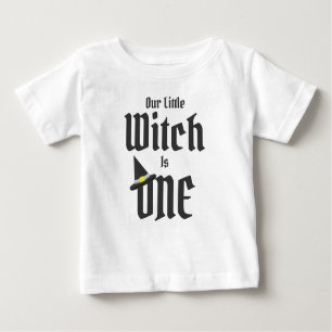T-shirt Pour Bébé Sorcière 1er anniversaire
