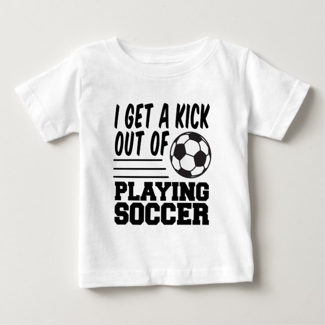 T-shirt Pour Bébé Sortez Du Football (Devant)