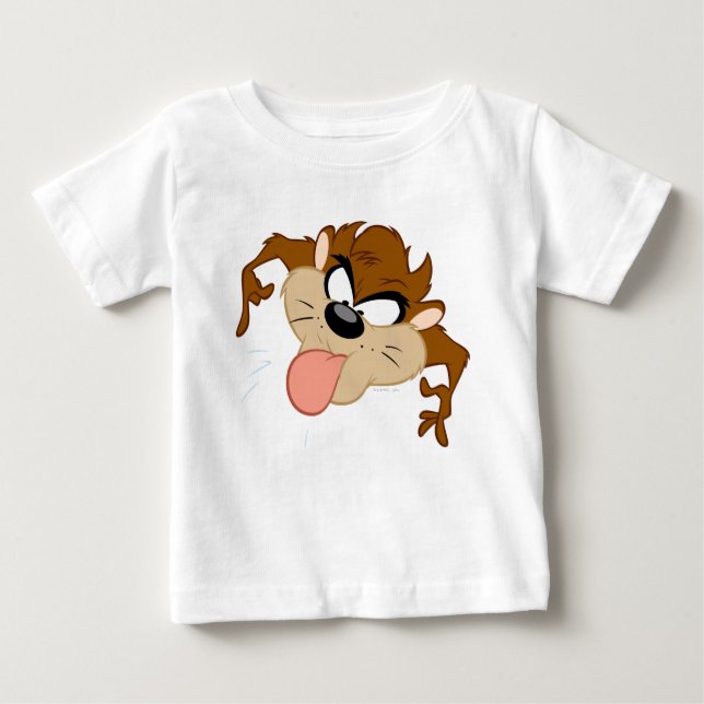 T-shirt Pour Bébé Sortie de la langue TAZ™ (Devant)