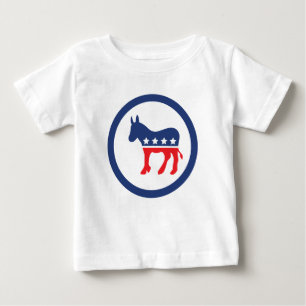 T-shirt Pour Bébé Sortir et voter Donkey du Parti démocratique