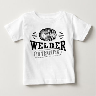 T-shirt Pour Bébé Soudeur En Formation