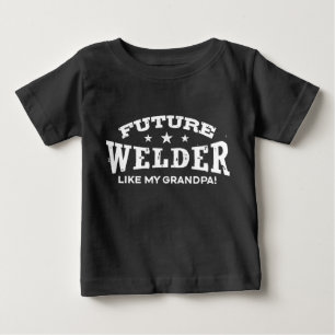 T-shirt Pour Bébé Soudeur Futur Comme Mon Grand-Père