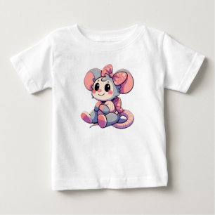 T-shirt Pour Bébé souris de dessin