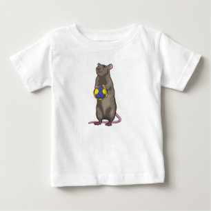T-shirt Pour Bébé Souris de Handball Sports