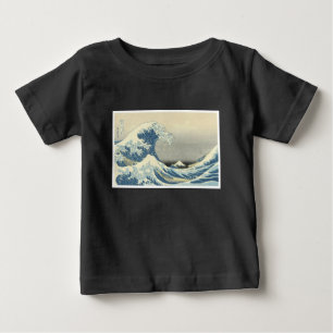 T-shirt Pour Bébé Sous la vague de Kamagawa