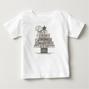 T-shirt Pour Bébé Soyez l'arbre de Noël-cadeau